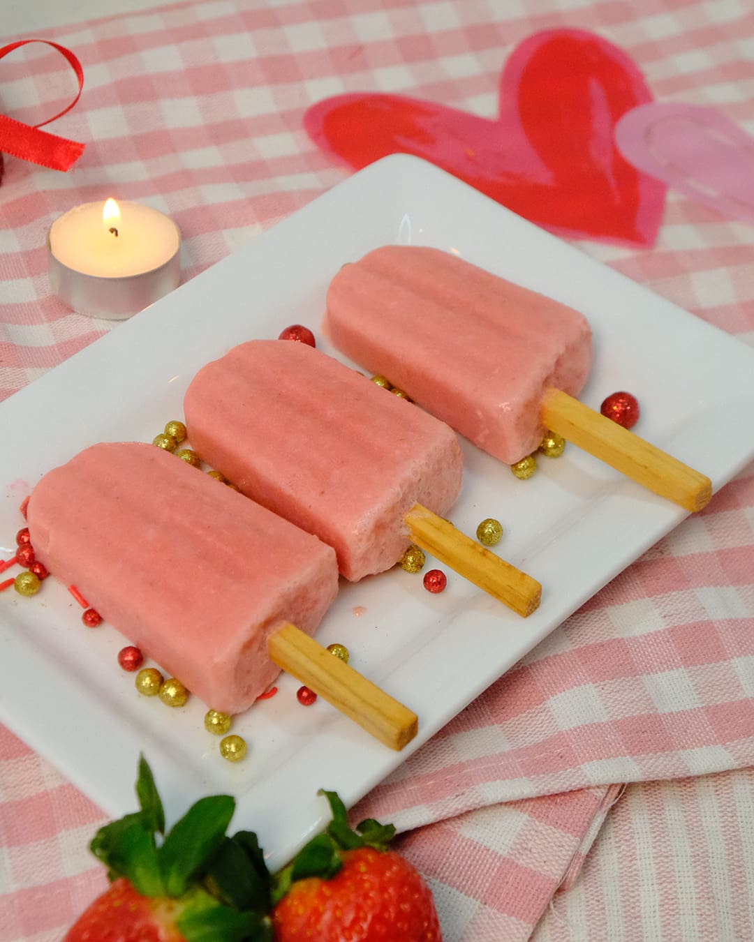 Homemade Paletas de Fresa Recipe - Vallarta Supermarkets : Vallarta Supermarkets