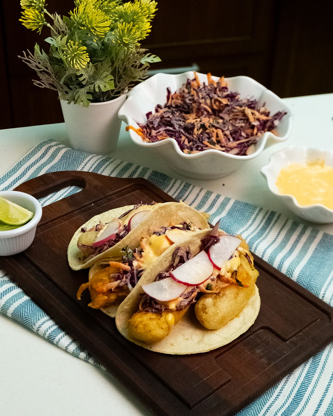 Baja-Style Fish Tacos Recipe- Vallarta Supermarkets : Vallarta Supermarkets