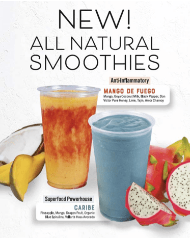 NEW! All-Natural Smoothies